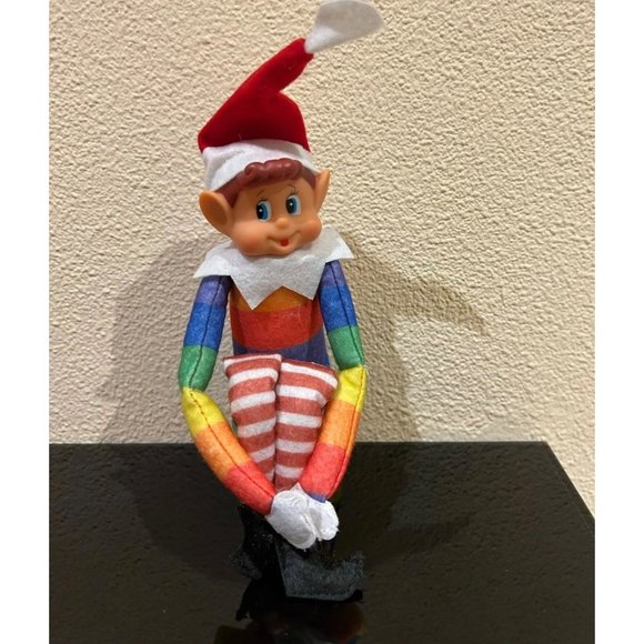 ELF ON THE SHELF Pride edition Christmas Decor funny games - Picture 1 of 5